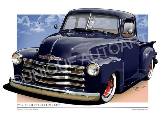 1953 ENSIGN BLUE CHEVY