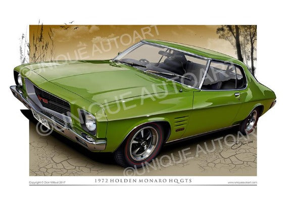 Holden HQ GTS Coupe- Lime Green