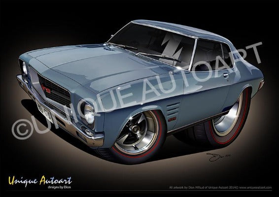1972 HQ GTS COUPE CAR PRINTS (unframed)