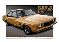 HOLDEN HX GTS MONARO -CONTESSA GOLD