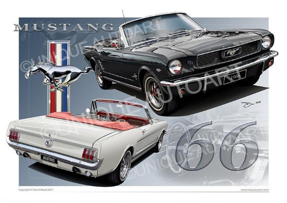1966 Mustang Convertible- Drawings