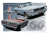 1966 Mustang Art