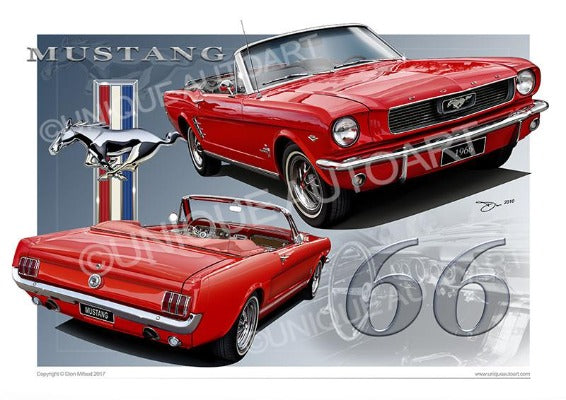 Ford Mustang Convertible- Digital Designs
