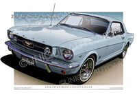 1966 Mustang - Arcadian Blue