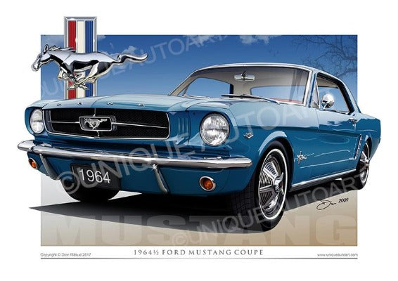 1964 Mustang- Guardsman Blue