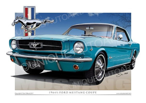 1964 Mustang Coupe - Pagoda green