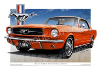 1964 Mustang- Poppy Red
