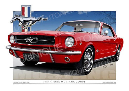 1964 Mustang- Rangoon Red