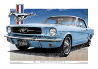 1964 Mustang- Sunlight Blue