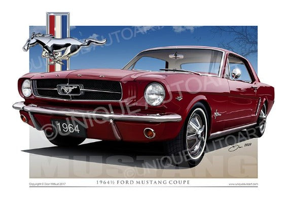 1964 Mustang- Vintage Burgundy