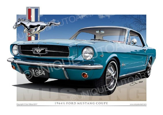 1964 Mustang- Twilight Turquoise