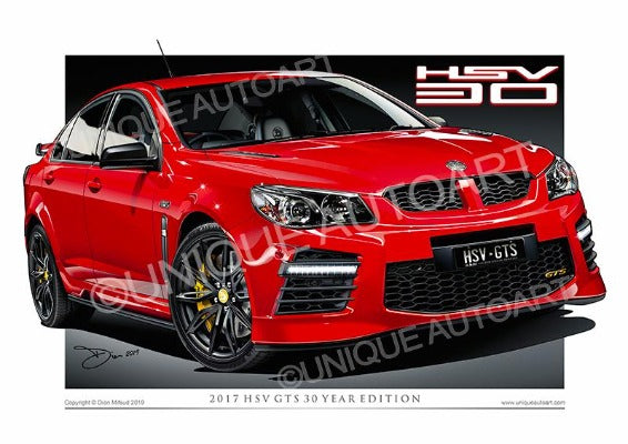 HSV GTS Art Designs | Holden Special Vehicles | Unique Autoart