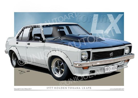 Holden LX torana- Palais White