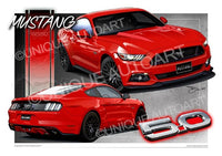 Mustang Race Red