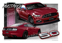 Mustang Ruby Red