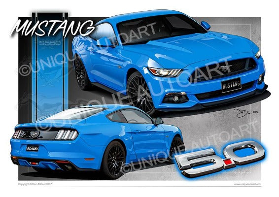 Mustang Grabber Blue