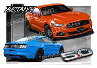 2015 Mustang GT Prints