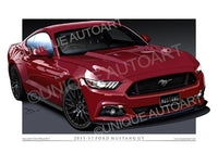 MUSTANG RUBY RED