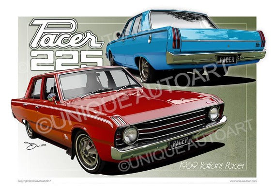 Valiant Pacer- Car Illustrations