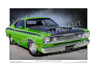 1971 Plymouth Duster Car Print