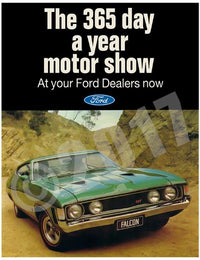 FALCON XA GT HARDTOP COLOUR ADVERT CIRCA 1972 (unframed)