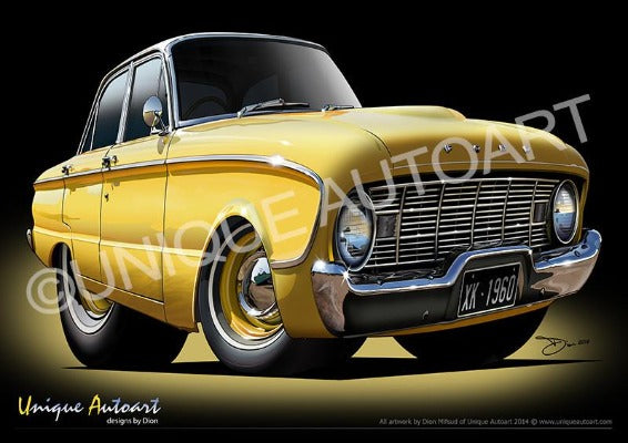 1960 Ford XK Falcon- Petal Yellow