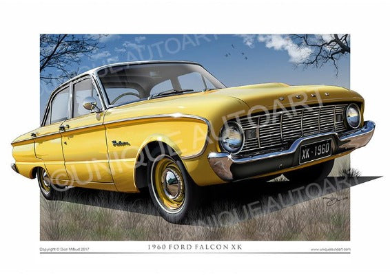 1960 XK Falcon- Yellow Petal