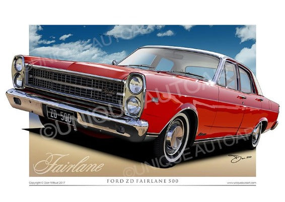 ZD Fairlane - Track Red