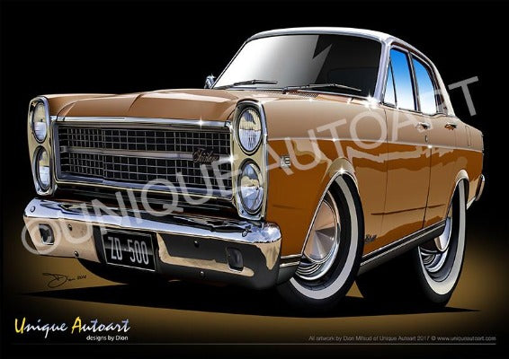 FORD ZD FAIRLANE- NUGGET GOLD