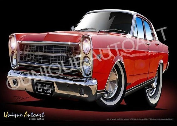 ZD FAIRLANE - TRACK RED